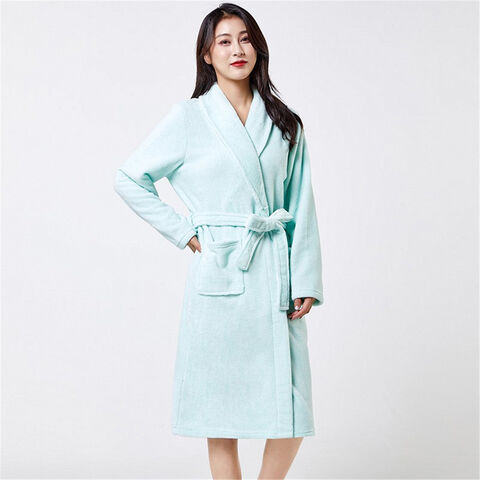 Échantillon gratuit de peignoirs de qualité hôtelière, peignoir gaufré, peignoir spa pour femmes, peignoir d'hôtel pour femmes, peignoirs en tissu éponge, ensembles de peignoirs