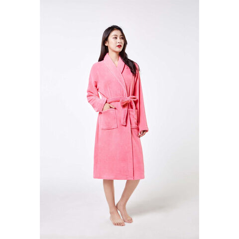 Échantillon gratuit de peignoirs de qualité hôtelière, peignoir gaufré, peignoir spa pour femmes, peignoir d'hôtel pour femmes, peignoirs en tissu éponge, ensembles de peignoirs