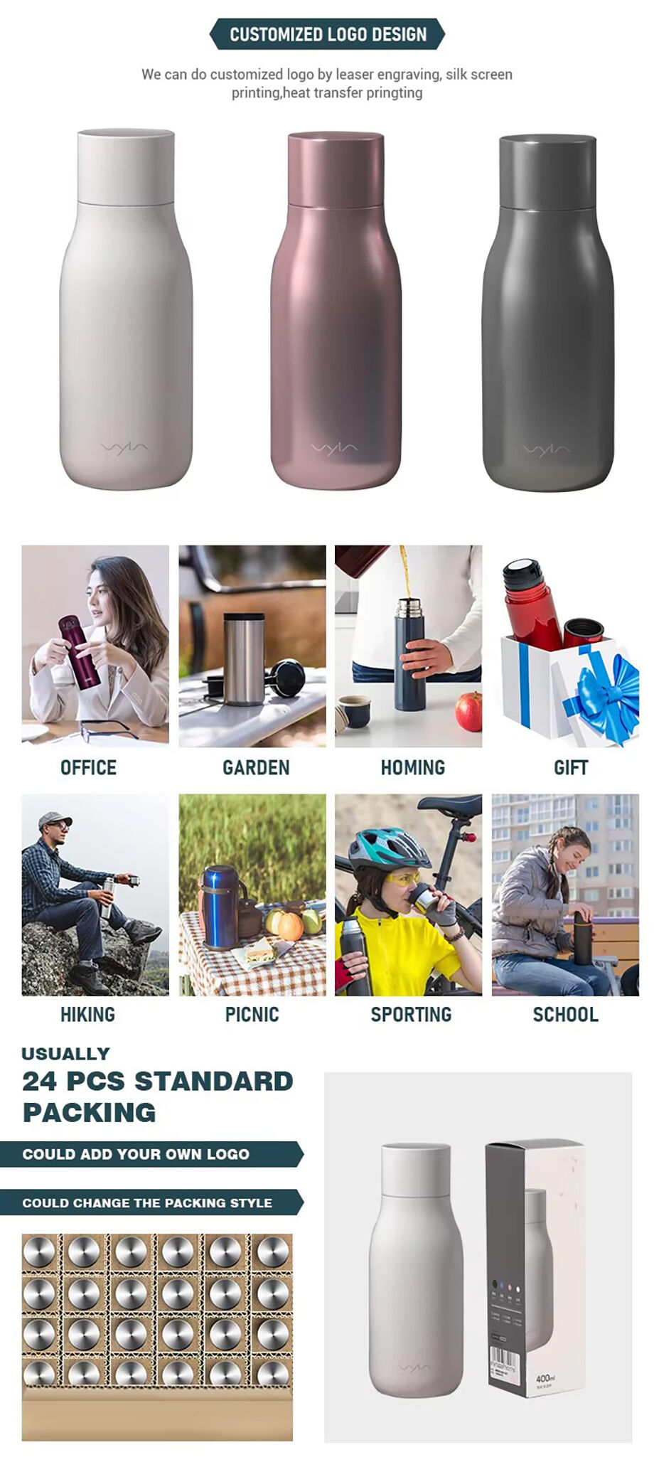Emode Reusable Coffee Cup Stainless Steel Coffee Cup Vacuum Insulated ...