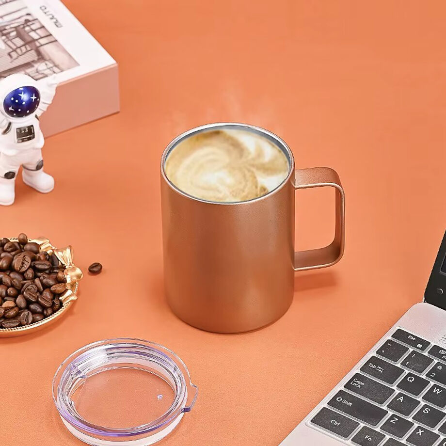 Emode Reusable Coffee Cup Stainless Steel Coffee Cup Vacuum Insulated ...