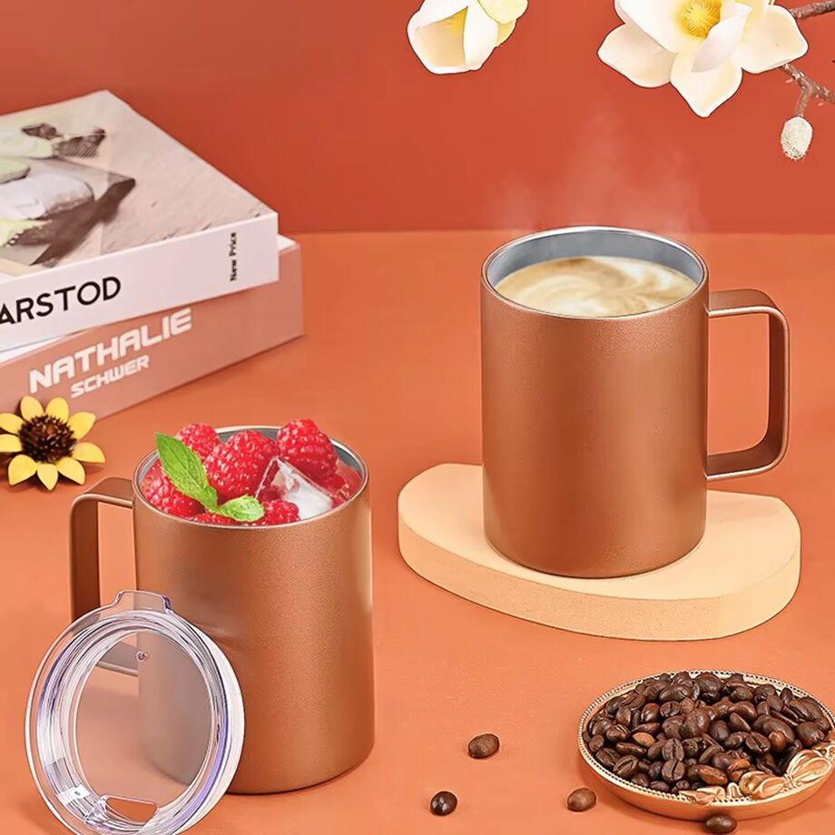 Emode Reusable Coffee Cup Stainless Steel Coffee Cup Vacuum Insulated ...