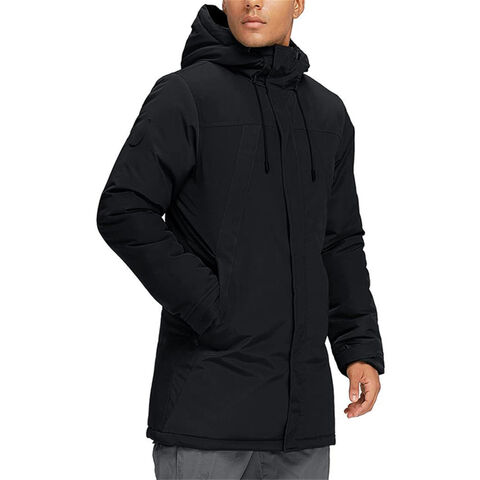 Casaco Acolchoado Masculino 2025 com Zíper, Design Superior, Manga Longa, Casacos de Inverno para Homem Plus Size