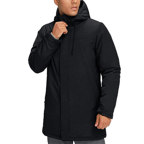 Casaco Acolchoado Masculino 2025 com Zíper, Design Superior, Manga Longa, Casacos de Inverno para Homem Plus Size