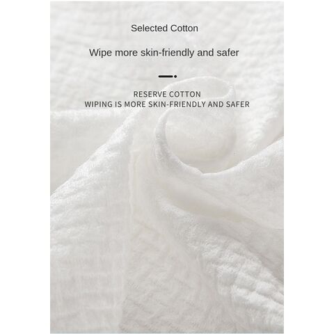 Serviettes Nettoyantes XL™ Recommandées, Serviette pour le Visage 100% Biosourcée USDA, Serviette pour le Visage Jetable, Lingettes Démaquillantes Sèches, Ultra Douces