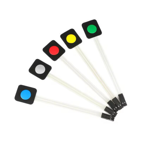 1 2 3 4 Clavier Matriciel à Membrane avec Boutons, Panneau de Contrôle, Kit DIY d'Interrupteur à Membrane