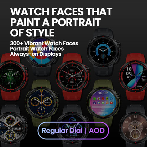 Nuevo Zeblaze Ares 3 Plus con Pantalla AMOLED HD de 1.43'' Siempre Encendida, Smartwatch con Llamadas de Voz, Más de 100 Modos Deportivos, Pulsera Inteligente