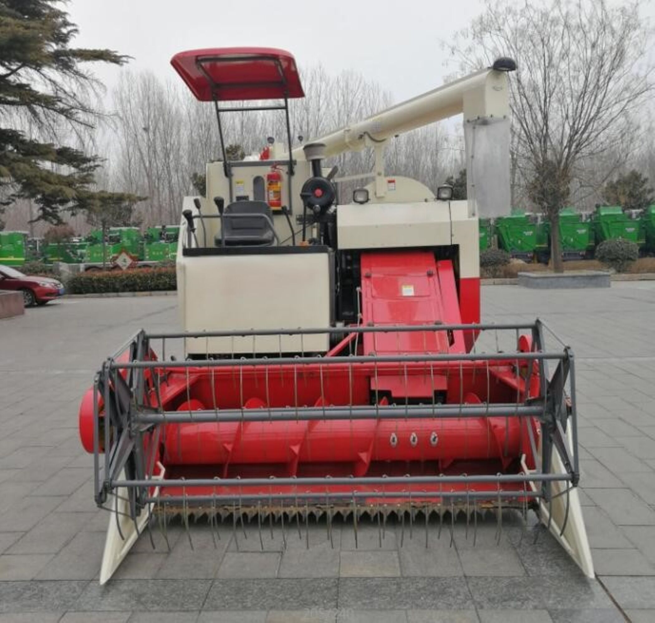 Chinese New Harvester 4lz-5 Combine Harvester For Rice And Wheat ...