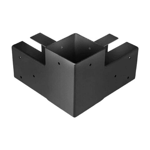 New Model Brackets Stainless Steel Metal 3 - Way Right Angle Corner Bracket for Wood Beams Gazebo Pergola Kit Bracket,welding part