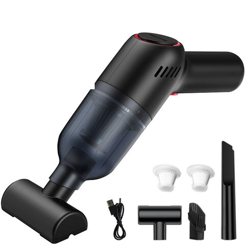 Aspirador de Pó Portátil Sem Fio para Carro WOO, Recarregável, Doméstico, Manual, Automático, 8000pa de Alta Sucção - Ideal para Limpeza Profissional
