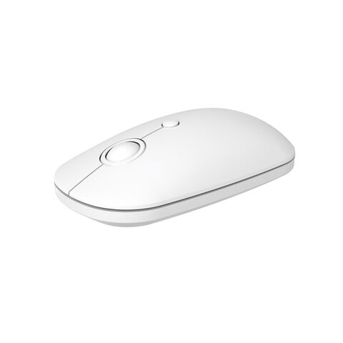 Souris optique sans fil rechargeable double mode 2.4G et Bluetooth pour ordinateur portable de bureau