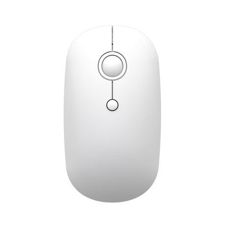 Souris optique sans fil rechargeable double mode 2.4G et Bluetooth pour ordinateur portable de bureau