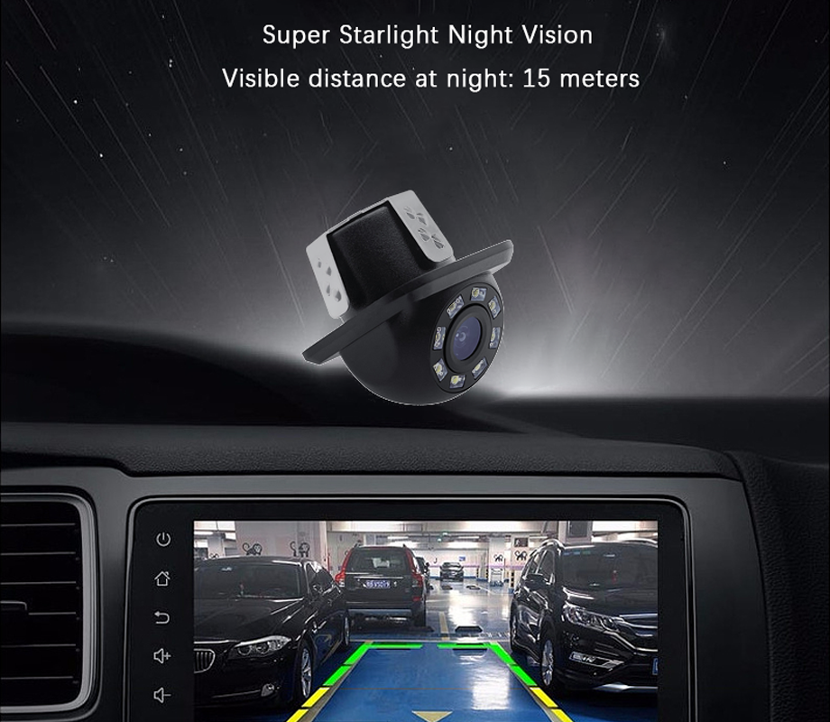 Hesida Reverse Camera Universal 8led Night View Parking Assist Rear ...
