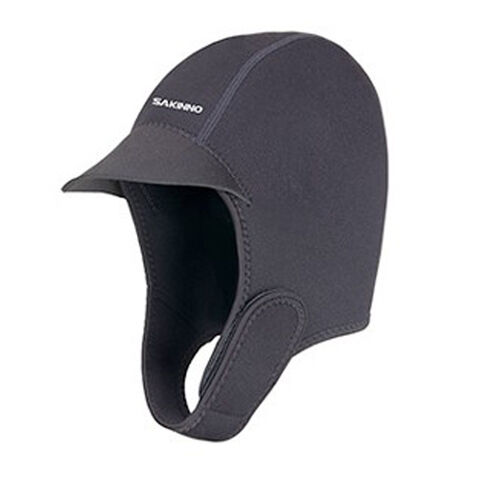 Cagoule de plongée grise 2MM pour adultes, protection thermique contre le chaud et le froid, visière solaire, protection solaire, séchage rapide, bonnet de plongée pour surf et snorkeling