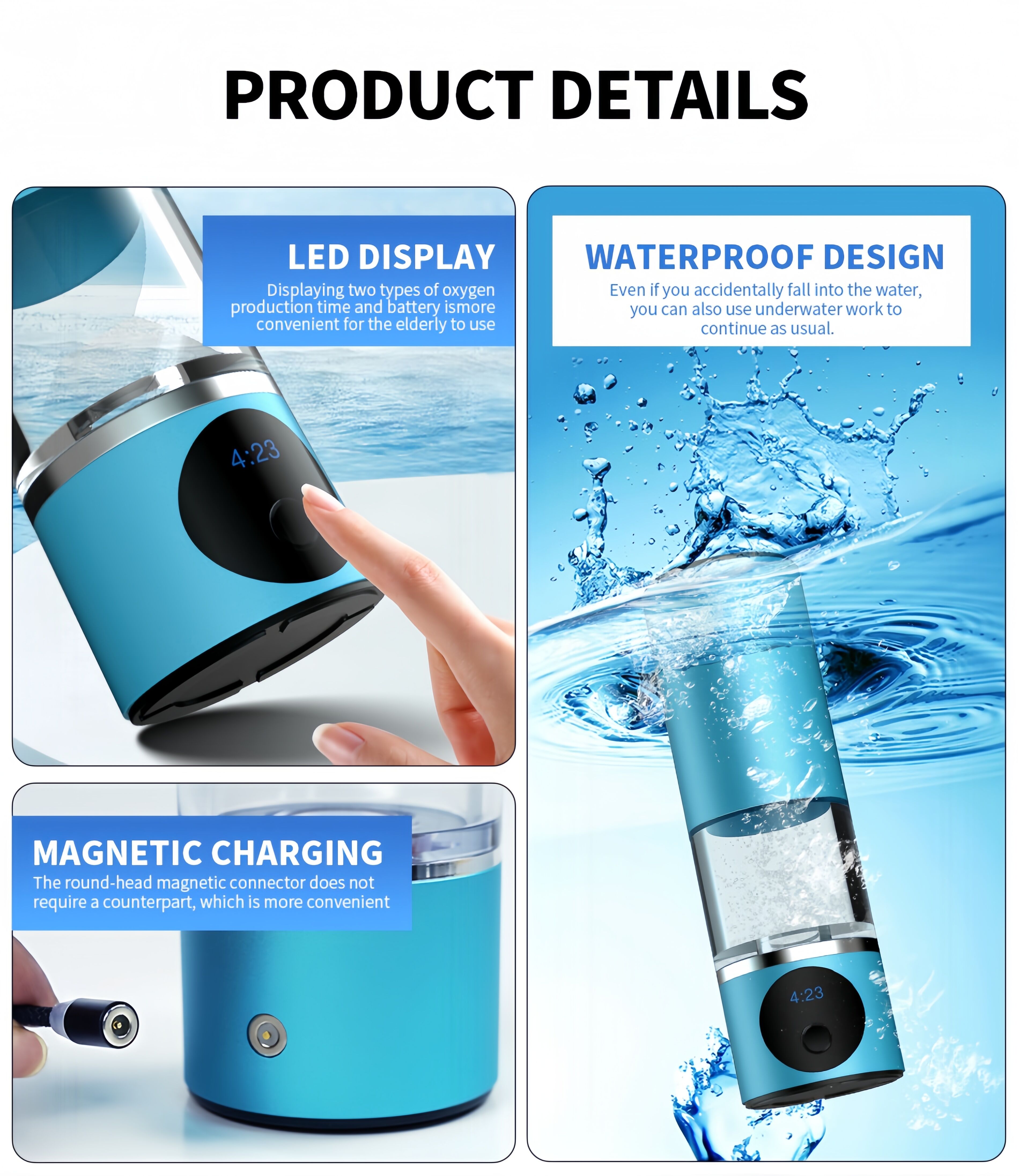 2024 New Portable Ionizer Hydrogen Water Generator Wholesale Low Prices ...