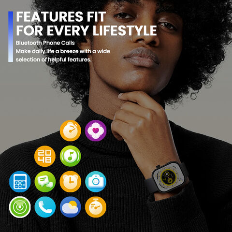 Zeblaze Btalk Plus 2.03'' Pantalla HD Smartwatch Llamadas Bluetooth Reloj Inteligente Pulsera para Mujeres y Hombres