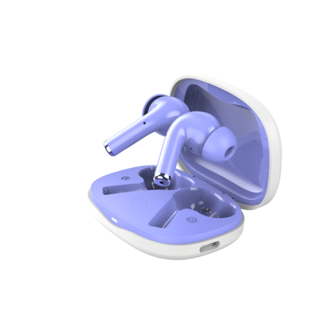 ODM/OEM Auriculares con Cancelación de Ruido ANC/ENC TWS Auriculares Bluetooth 5.3 con Estuche de Carga Inalámbrica
