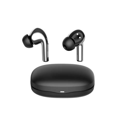 ODM/OEM Auriculares con Cancelación de Ruido ANC/ENC TWS Auriculares Bluetooth 5.3 con Estuche de Carga Inalámbrica