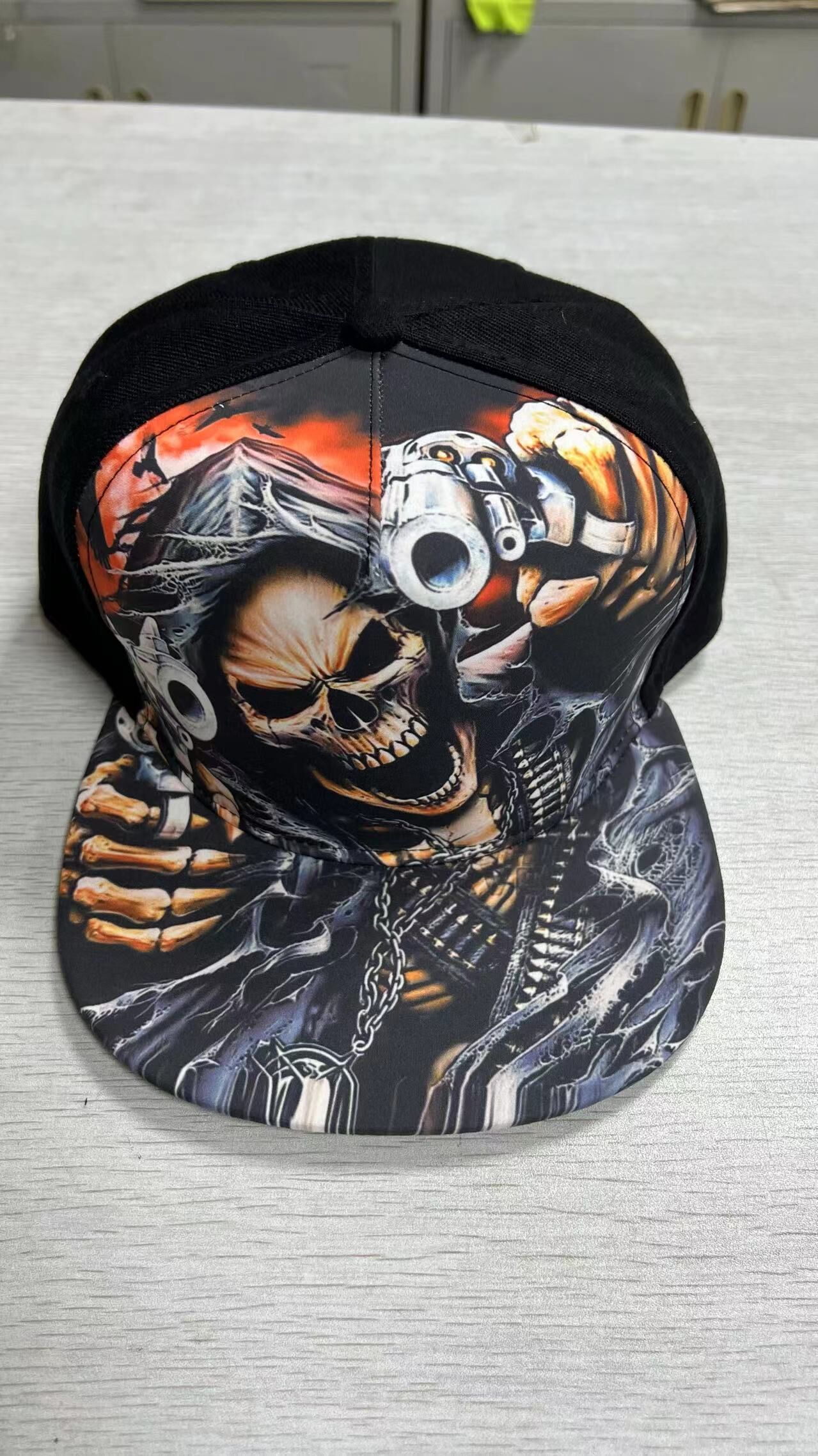 Cap Hat Flat Peak Cap Designer Flat Peak Cap With Sublimation