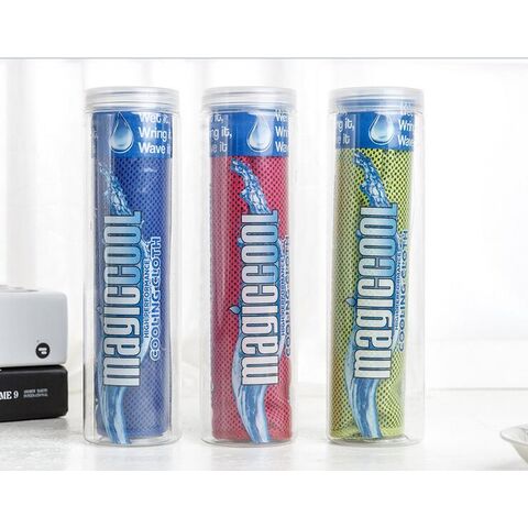Kühltuch aus Coolcore-Material, verschiedene Größen und Farben, Einzelverpackung, individuelles Logo