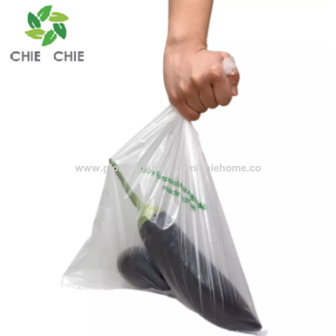 Sacs d'emballage transparents en plastique pour aliments, fruits et légumes, pour supermarché, en rouleau