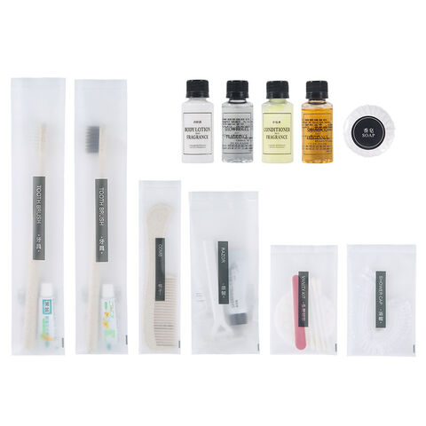 Free sample of washroom amenities set hotel shaving kit hotel hospitality supplies airline amenity kit shaving set