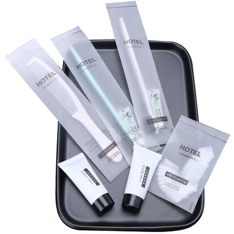 Free sample of washroom amenities set hotel shaving kit hotel hospitality supplies airline amenity kit shaving set
