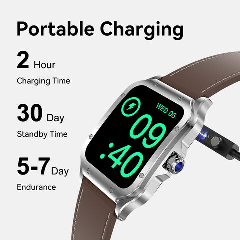 Smartwatch-Fabrik OEM&ODM GT16 1,78'' AMOLED-Bildschirm für Herren Bluetooth Anruf Smartwatch Fitness Sportuhr IP68 Wasserdicht