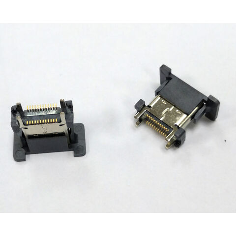 Montaje vertical 16pin USB 2,0 USB C conectores Micro USB para cargador de coche