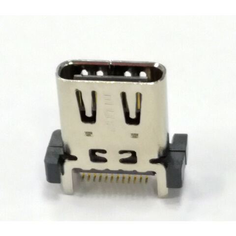 Montaje vertical 16pin USB 2,0 USB C conectores Micro USB para cargador de coche