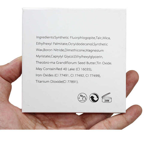 Paleta de Iluminador DIY 4 Cores Logotipo Privado Pó Compacto Mineral Suave Rosto Kit de Paleta de Maquiagem Iluminador