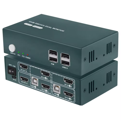 Directo de fábrica al por mayor de alta calidad precio competitivo Kvm hdmi interruptor con 4k 60hz 2 puertos