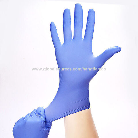 thumbnail image 2 of Disposable Blue Nitrile Gloves - Powder-Free, Latex-Free, Food Safe & Multipurpose 2 of 12