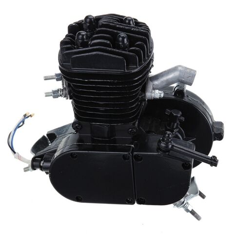 Kit Completo de Motor de Gasolina 60CC para Bicicleta, Motor de Gasolina de 2 Tiempos con Tanque de Combustible y Acelerador