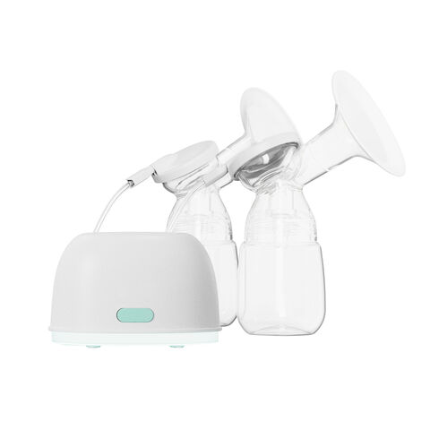 Fornecedor de bomba tira leite elétrica dupla, bomba tira leite portátil, 4 opções de energia, display LED para uso doméstico