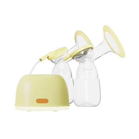 Fornecedor de bomba tira leite elétrica dupla, bomba tira leite portátil, 4 opções de energia, display LED para uso doméstico