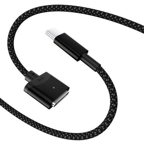 Câble de Charge USB C Magnétique 3 140W Compatible avec PD3.1 28V5A Charge Rapide pour Câbles pour MacBook