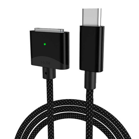 Câble de Charge USB C Magnétique 3 140W Compatible avec PD3.1 28V5A Charge Rapide pour Câbles pour MacBook