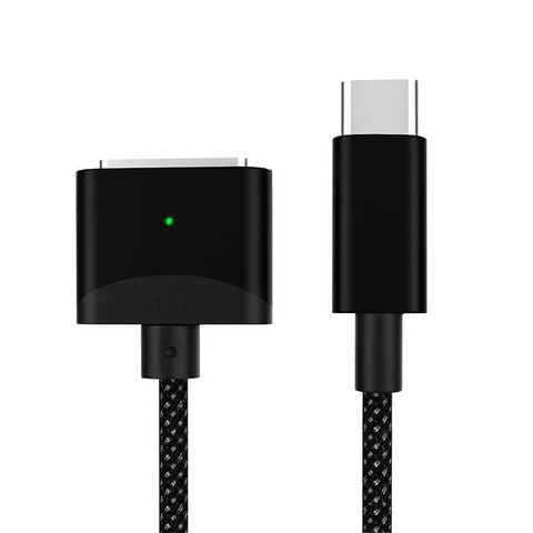 Câble de Charge USB C Magnétique 3 140W Compatible avec PD3.1 28V5A Charge Rapide pour Câbles pour MacBook