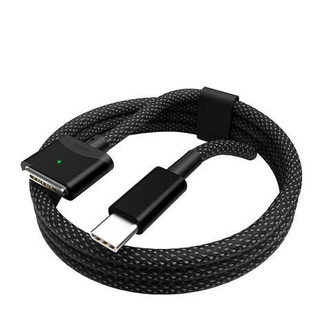 Câble de Charge USB C Magnétique 3 140W Compatible avec PD3.1 28V5A Charge Rapide pour Câbles pour MacBook