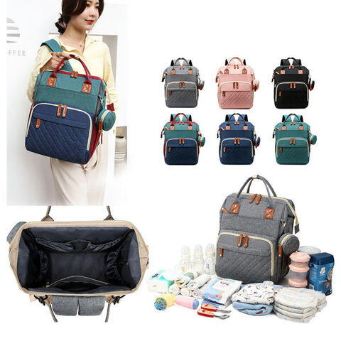 Bolsos de cochecito para bebé, bolso de pañales para mamá, paquetes de maternidad, suministros para mujeres embarazadas, mochila para pañales