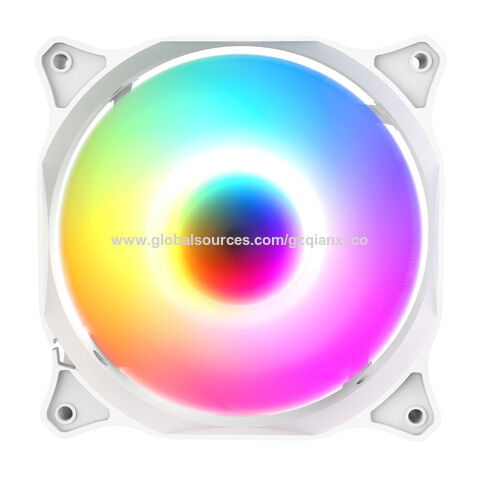 Ventilateur de boîtier PC haute performance, ventilateur de refroidissement d'ordinateur OEM personnalisé, lumière LED de haute qualité, ventilateur RGB de refroidissement pour ordinateur