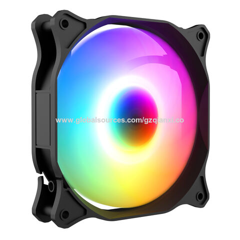 Ventilateur de boîtier PC haute performance, ventilateur de refroidissement d'ordinateur OEM personnalisé, lumière LED de haute qualité, ventilateur RGB de refroidissement pour ordinateur