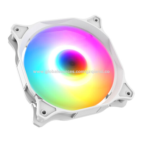 Ventilateur de boîtier PC haute performance, ventilateur de refroidissement d'ordinateur OEM personnalisé, lumière LED de haute qualité, ventilateur RGB de refroidissement pour ordinateur