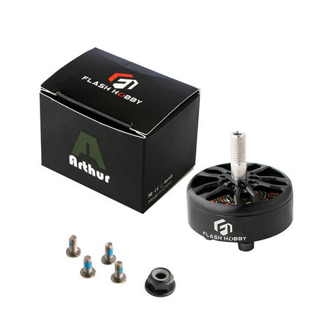 Flashhobby 2807 1300kv Moteur DC Outrunner Brushless pour FPV - Moteur de course, pièces de rechange pour drone.