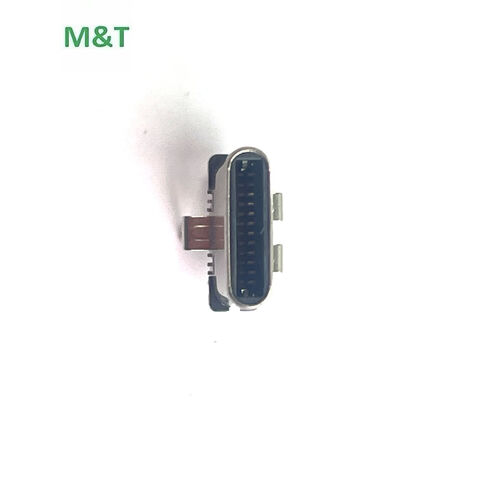 Venta al por mayor de fábrica Conector Tipo C de 24 pines Socket Tipo C Hembra Electrónica para carga de teléfonos móviles