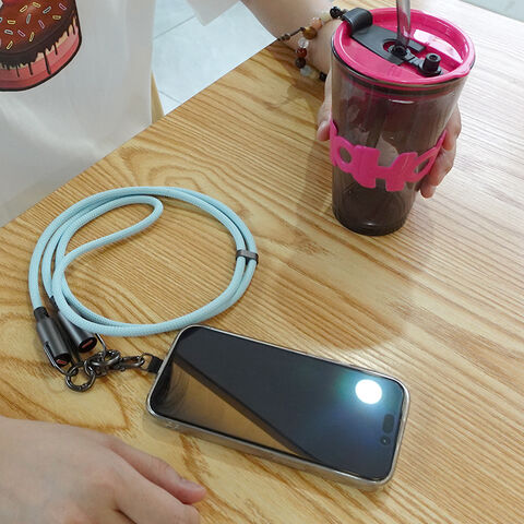 Cable de datos de carga rápida con cordón tipo C a Lightning PD3.0 para teléfono móvil, aleación de zinc trenzado y resistente, tipo ODM