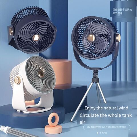 2024 Ventilador Elétrico de Circulação de Ar Transfronteiriço Casa Dormitório Ventilador Portátil Desktop Ventilador Portátil Ao Ar Livre