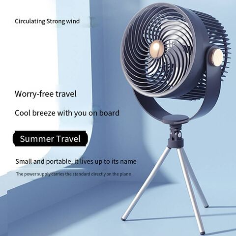 2024 Ventilador Elétrico de Circulação de Ar Transfronteiriço Casa Dormitório Ventilador Portátil Desktop Ventilador Portátil Ao Ar Livre