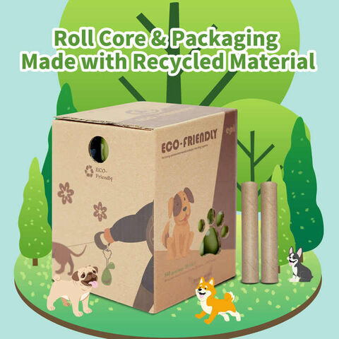 Tas Sampah Anjing Biodegradable dengan Logo Kustom Berkualitas Tinggi Ramah Lingkungan Terlaris untuk Anjing Peliharaan