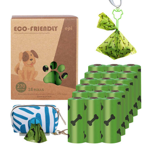 Tas Sampah Anjing Biodegradable dengan Logo Kustom Berkualitas Tinggi Ramah Lingkungan Terlaris untuk Anjing Peliharaan